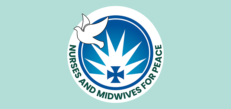 Show your support and solidarity with healthcare workers, humanitarian aid workers and the people suffering in countries stricken by war by adding our nurses and midwives for peace frame to your social media profile picture.