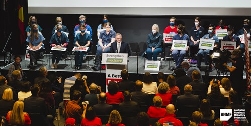 Labor pledges a new national service to support the wellbeing of nurses and midwives
