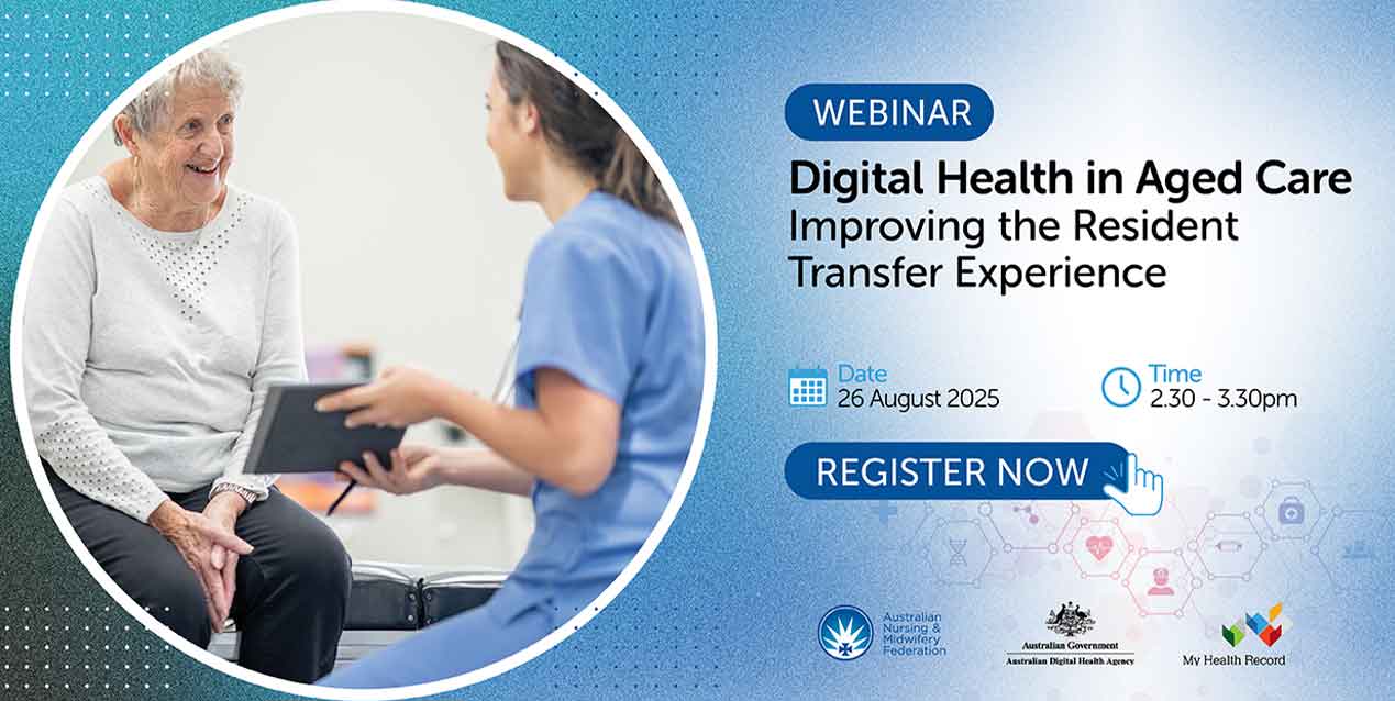 Webinar: Digital Health in Aged Care - Improving the Resident Transfer Experience