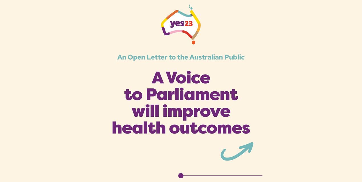 Open Letter: A Voice to Parliament will improve health outcomes